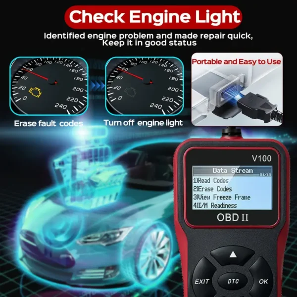 OBD2 Car Diagnostic Scanner – Engine Fault Code Reader - Image 5